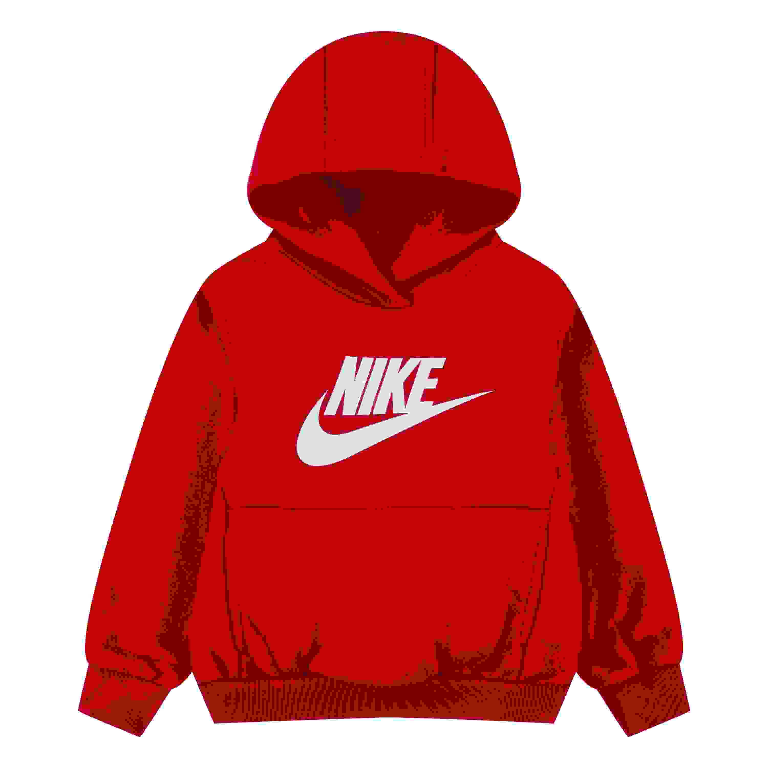 Nike Sportswear Club Fleece HBR Toddler Red Hoodie